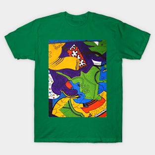 Tea for Two Abstract  Section 4 T-Shirt